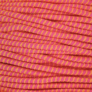 Coloured elastic cord 2.3mm Dark Pink-Orange
