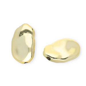 Acrylic beads irregular Gold