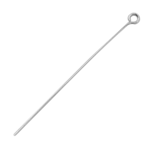 Eyepins stainless steel 50mm Silver