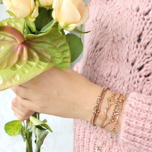 Timeless jewellery inspiration with DQ European metal in combination with our favourite stringing materials