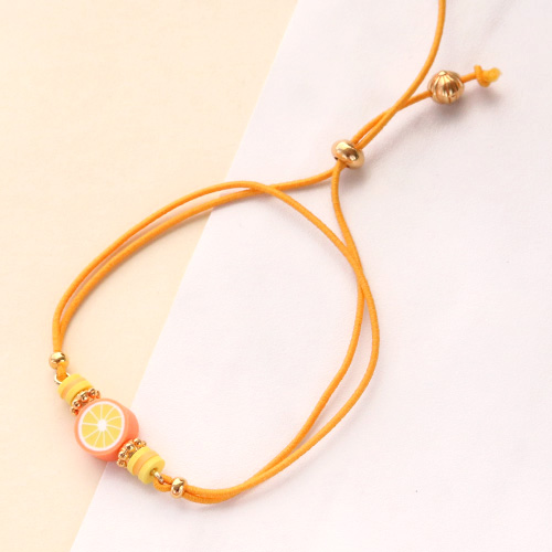 These bracelets with polymer beads will make you very happy
