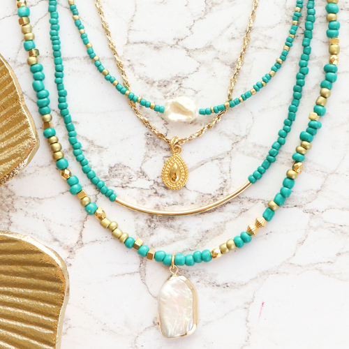 How to make stylish necklaces and earrings with seed beads: