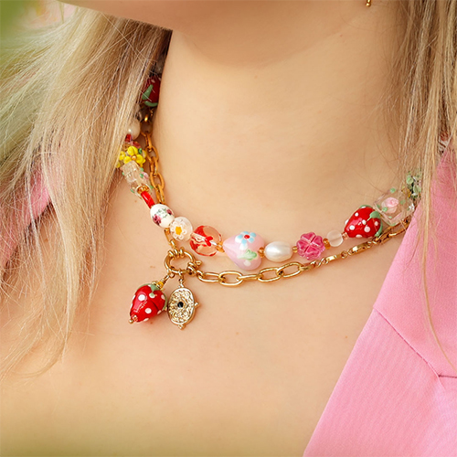 Get creative with hand-painted glass beads