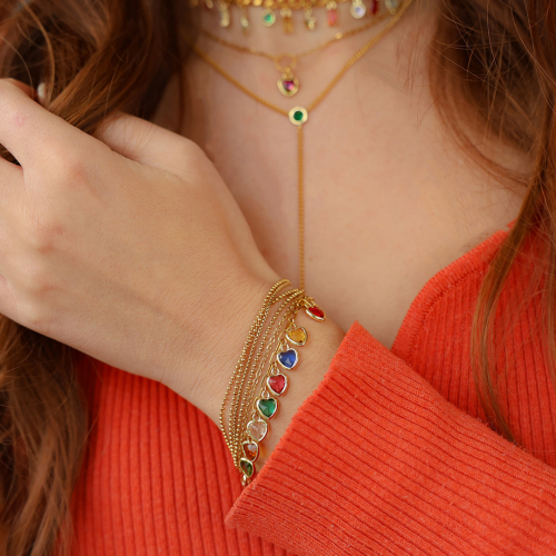 Create a unique set with Crystal glass charms