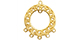 DQ European metal pendants with loop