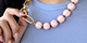 New DQ acrylic beads with stripes