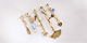 Stainless steel charms & connectors 