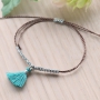 Necklaces and bracelets of coloured ball chain, stainless steel belcher chain and metal style wire