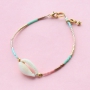 Minimalist jewellery with Miyuki and golden details