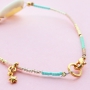 Minimalist jewellery with Miyuki and golden details