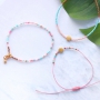 Minimalist jewellery with Miyuki and golden details