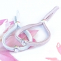 Trendy and universal bracelets of stitched elastic Ibiza ribbon