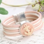Bracelets and a keychain with the best, new cameo cabochons