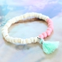 Caribbean jewellery with coconut beads and colourful beads!