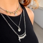 Trending in 2018: Layered necklaces from stainless steel