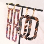 Trend alert! Handmade resin earrings