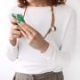Very easy: phone cords