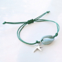 Tropical jewellery with cowrie shells