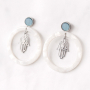 DIY with Polaris Steel earrings with eye