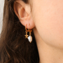 Bracelets and earrings with gold and silver stainless steel jewellery findings