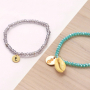 These bracelets can easily be made with our new top faceted bracelets