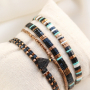 Bracelets and earrings with Miyuki beads