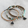 Bracelets and earrings with Miyuki beads
