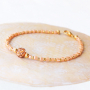 Stylish earrings and bracelets with new faceted beads cube