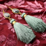 Create trendy earrings with our new tassel charms for this autumn 