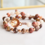 See here what you can make with natural stone beads:
