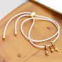This way you can easily make your own charm bracelets with trendy cord: