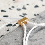 This way you can easily make your own charm bracelets with trendy cord: