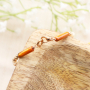 Summer jewellery with tube shell beads
