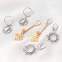 This jewellery is made with the popular DQ European metal:
