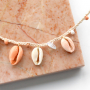 This is how you make summer jewellery with shell beads: