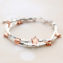 See here what you can make with the new hematite beads: