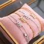 You can make these jewels with the new stainless steel year connectors: