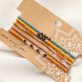 This is how you make bracelets and earrings with Miyuki seed beads: 
