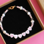 Need some inspiration? Easily make these bracelets yourself with acrylic letter beads: