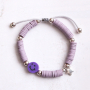 You can make these bracelets and necklaces with Katsuki beads, freshwater pearls and letter beads: