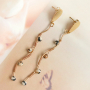 These unique jewellery items can be made using natural stone beads and Artistic Wire: