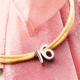 You can create personalised jewellery with the new stainless steel initials beads: