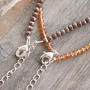 Jewellery making with top facet beads