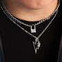 These trendy jewellery can be made with the latest zirconia lock charms: 