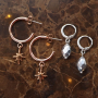 Get inspired! See here how to make earrings and bracelets in a Christmas/winter atmosphere: 