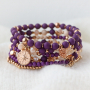 Get inspired! See here how to make earrings and bracelets in a Christmas/winter atmosphere: 