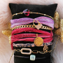 Get started with our latest belcher chain, C.U.S ribbon, acrylic letter beads and beads and charms: