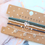 You can easily make these earrings, bracelets and necklace yourself with DQ European metal charms: