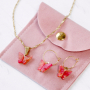 Take a look how to create trendy jewellery with resin butterfly charms yourself 