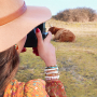 Create boho chic jewellery with freshwater pearls, glass seed beads, natural stone beads and shell beads